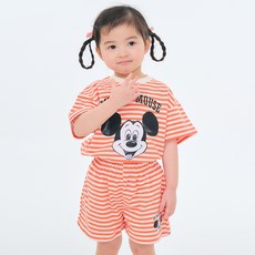 리틀래빗 아동용 여름 D 반팔 미소미키 세트