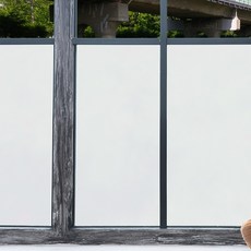 무점착창문시트지 TW002, 밀키엠보, 100cm x 1m