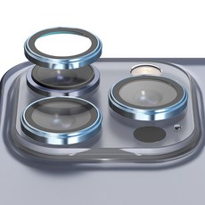 고부기 카메라 메탈링 렌즈 강화유리 액정보호필름 블루 2p 세트, 1세트