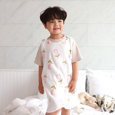 BEBE CHOUETTE 兒童紗布網眼睡眠背心