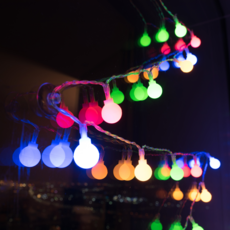 comet 彩色裝飾燈串 40顆, 彩色, 1組