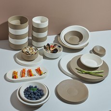 L'assiette 混色, 1套, 27件, Dillo 6人份餐具組 混色