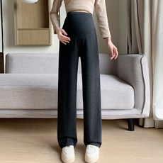 언헤브 임산부 캐주얼 와이드 팬츠