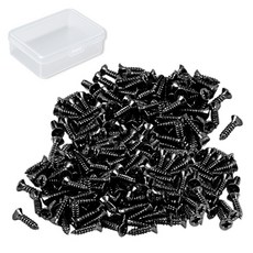 OON 접시머리 탄소강 니켈 도금 십자 나사 블랙 660p, 1개