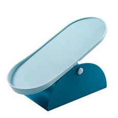 摩登翹翹板鞋子置物架 天藍色, 1個