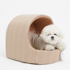 레드퍼피 반려동물 리점보 동글이 하우스, 카라멜, 1개