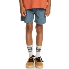QUIKSILVER 男童款牛仔工作短褲 KD11KP027BYG