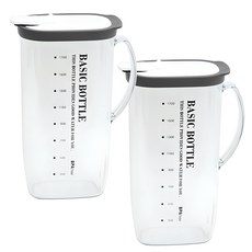 我的風格 基本款水壺, 2入, 灰色, 2L