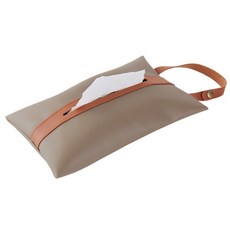 掛式皮革面紙套, 棕色的