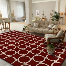LEEJUNG Holiday圓環扣圖案設計地毯