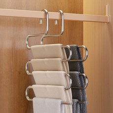 미누네 스텐 바지걸이, 실버, 2개