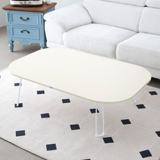 스토리퍼니쳐 국내생산 E0 LPM 9파이 오버라운드 거실 테이블 1200x800, 핑키쉬크림