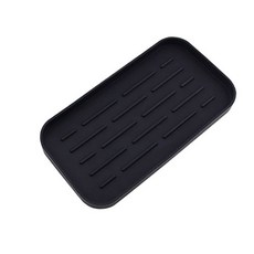 Lifesalim 多功能矽膠瀝水墊, 黑色的
