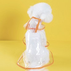 狗狗雨衣, 橘色, 1個