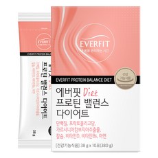 EVERFIT Natural Plus Everfit蛋白質均衡Diet奶昔, 380g, 1盒, 1個
