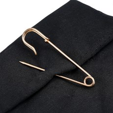 베노 대형 침대 옷 고정 옷핀 브로치 10cm, 골드, 10개
