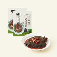 담가 양념 깻잎무침, 180g, 2개