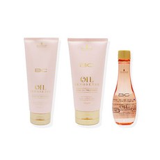 Schwarzkopf 施華蔻 玫瑰洗髮精 200ml+護髮素 150g+精華油 100ml, 1套