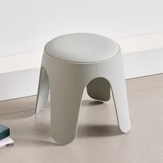 21C Trend Mairo 圓形塑膠室內裝飾輔助矮凳 32cm, 1個, 灰色