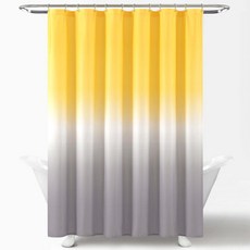 Marketpio 高級漸層浴簾 黃色, 1個