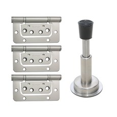 浴室門擋 + 鉸鏈 3p 套組, 1套