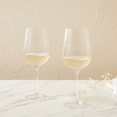 聖誕超薄水晶白酒杯 全透明, 2個, 360ml