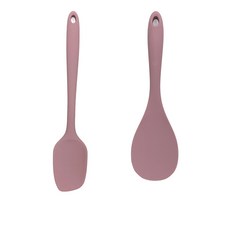 鍋鏟+飯匙組合, 深粉色, 1個