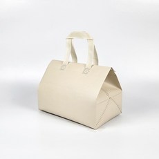 천운패키지 보냉백 3호 다용도 도시락, 아이보리, 10개
