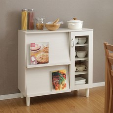 아이리스 주방 케비닛 KBN-9390 방문설치, 오프화이트