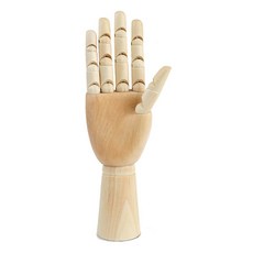J&C 手部關節木製人偶 右手, 1個