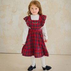 hejmini 女童 Heyvely Tish 格紋洋裝