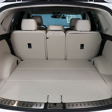 CHAPANG ST 後車廂墊, Genesis GV80 小改款 7人座, 棉米色