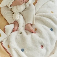 DECOVIEW 果凍熊蓬鬆毯, 象牙白