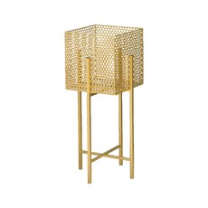 立式裝飾花盆架 支架 層架 小型 YT_RA1403, 金色, 1層