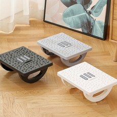 더플로우커머스 시원편안 지압 마사지 발받침대 3종 세트, 그레이, 블랙, 화이트