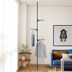 Diver 標準立式衣架 3F, 黑色 + 黑色