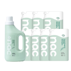 nac nac 低敏親膚嬰兒洗衣精組 主商品 + 補充包 7包, 8.9L, 1組