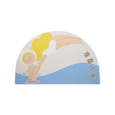 半圓形硅藻土地墊, 潛水, 1個