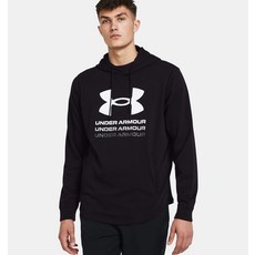 언더아머 남성용 UA 라이벌 테리 그래픽 후디 1386047-001