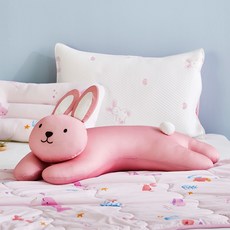 Modern House 幼兒用3度C超涼涼安撫涼感身體枕 兔子, 粉色