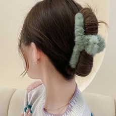 젤루나 빅사이즈 13cm 소프트 헤어 집게핀 LH-91