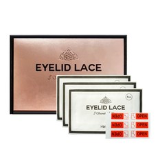 Holimico 眼瞼蕾絲雙眼皮膠帶 4mm 36p, 單色, 1份