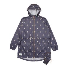 second corner 男士圖案防水風衣長毛衣+荷爾特小袋