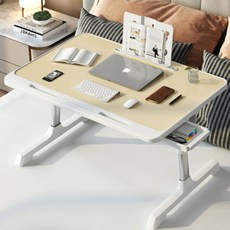 HOME RIMIUM 可調節高度抽屜式床上書桌, 橡木黃