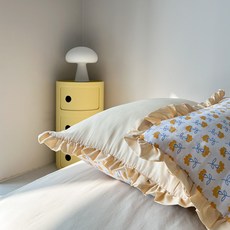 FRAMBOISE Rulu莫代爾枕頭套, 黃色