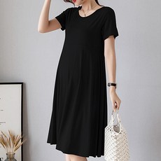 Steady 傘襬中長款孕婦裝 孕婦連身裙