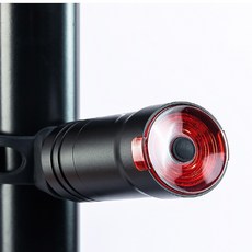 聰明的自行車智慧USB充電型行車感應器LED尾燈, 紅色的, 1個