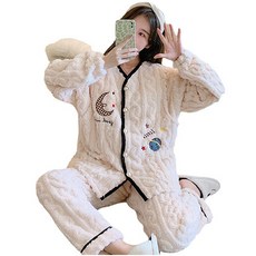 Minsung Company 麻花月星孕婦睡衣上下套裝