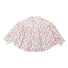 Bebeniz 女童手繪兔子荷葉邊長袖T恤