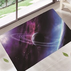 藍夜月光下背景氣氛轉換腳踏墊, 10, 1個